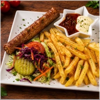 Frikandel menu